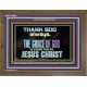 THANKING GOD ALWAYS OPENS GREATER DOOR  Scriptural Décor Wooden Frame  GWF10442  