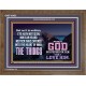 WHAT THE LORD GOD HAS PREPARE FOR THOSE WHO LOVE HIM  Scripture Wooden Frame Signs  GWF10453  