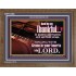 BE THANKFUL IN PSALMS AND HYMNS AND SPIRITUAL SONGS  Scripture Art Prints Wooden Frame  GWF10468  "45X33"