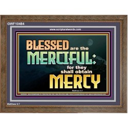 THE MERCIFUL SHALL OBTAIN MERCY  Religious Art  GWF10484  "45X33"