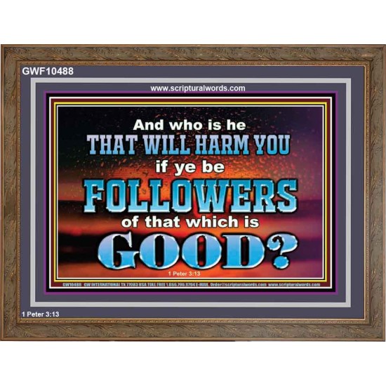 WHO IS IT THAT CAN HARM YOU  Bible Verse Art Prints  GWF10488  