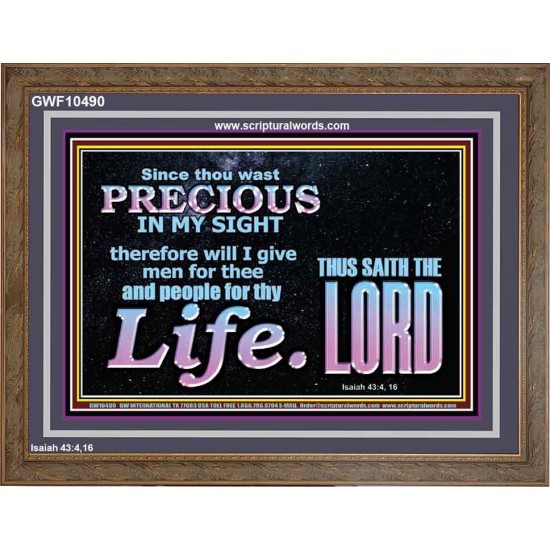 YOU ARE PRECIOUS IN THE SIGHT OF THE LIVING GOD  Modern Christian Wall Décor  GWF10490  
