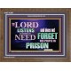 THE LORD NEVER FORGET HIS CHILDREN  Christian Artwork Wooden Frame  GWF10507  