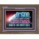 O GOD WHO HAS DONE GREAT THINGS  Scripture Art Wooden Frame  GWF10508  