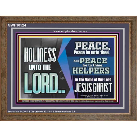 HOLINESS UNTO THE LORD  Righteous Living Christian Picture  GWF10524  