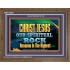 CHRIST JESUS OUR ROCK HOSANNA IN THE HIGHEST  Ultimate Inspirational Wall Art Wooden Frame  GWF10529  "45X33"