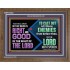 DO THAT WHICH IS RIGHT AND GOOD IN THE SIGHT OF THE LORD  Righteous Living Christian Wooden Frame  GWF10533  "45X33"