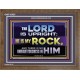 THE LORD IS UPRIGHT AND MY ROCK  Church Wooden Frame  GWF10535  