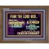 OBEY THE COMMANDMENT OF THE LORD  Contemporary Christian Wall Art Wooden Frame  GWF10539  "45X33"