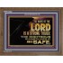 THE NAME OF THE LORD IS A STRONG TOWER  Contemporary Christian Wall Art  GWF10542  "45X33"