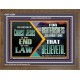 CHRIST JESUS OUR RIGHTEOUSNESS  Encouraging Bible Verse Wooden Frame  GWF10554  