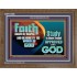 FAITH COMES BY HEARING THE WORD OF CHRIST  Christian Quote Wooden Frame  GWF10558  "45X33"