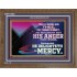 THE LORD DELIGHTETH IN MERCY  Contemporary Christian Wall Art Wooden Frame  GWF10564  "45X33"