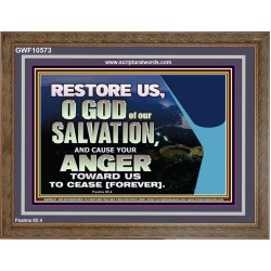 GOD OF OUR SALVATION  Scripture Wall Art  GWF10573  "45X33"