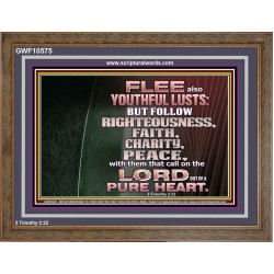 FOLLOW RIGHTEOUSNESS  Scriptural Wall Art  GWF10575  "45X33"