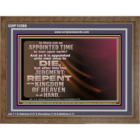 AN APPOINTED TIME TO MAN UPON EARTH  Art & Wall Décor  GWF10588  