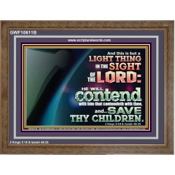 LIGHT THING IN THE SIGHT OF THE LORD  Unique Scriptural ArtWork  GWF10611B  "45X33"