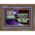 YOU WILL DEFEAT THOSE WHO ATTACK YOU  Custom Inspiration Scriptural Art Wooden Frame  GWF10615B  "45X33"