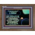 NO WEAPON THAT IS FORMED AGAINST THEE SHALL PROSPER  Custom Inspiration Scriptural Art Wooden Frame  GWF10616  "45X33"