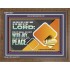 GO OUT WITH JOY AND BE LED FORTH WITH PEACE  Custom Inspiration Bible Verse Wooden Frame  GWF10617  "45X33"