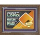 GO OUT WITH JOY AND BE LED FORTH WITH PEACE  Custom Inspiration Bible Verse Wooden Frame  GWF10617  