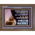 GIVE YOURSELF TO DO THE DESIRES OF GOD  Inspirational Bible Verses Wooden Frame  GWF10628B  "45X33"