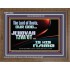 THE LORD OF HOSTS JEHOVAH TZVA'OT IS HIS NAME  Bible Verse for Home Wooden Frame  GWF10634  "45X33"