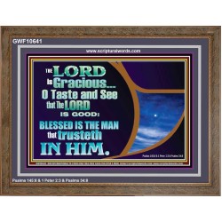 BLESSED IS THE MAN THAT TRUSTETH IN THE LORD  Scripture Wall Art  GWF10641  "45X33"