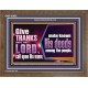 THROUGH THANKSGIVING MAKE KNOWN HIS DEEDS AMONG THE PEOPLE  Unique Power Bible Wooden Frame  GWF10655  