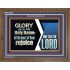 THE HEART OF THEM THAT SEEK THE LORD REJOICE  Righteous Living Christian Wooden Frame  GWF10657  "45X33"