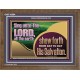 TESTIFY OF HIS SALVATION DAILY  Unique Power Bible Wooden Frame  GWF10664  