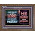 THE LORD IS TO BE FEARED ABOVE ALL GODS  Righteous Living Christian Wooden Frame  GWF10666  "45X33"