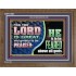 THE LORD IS GREAT AND GREATLY TO BE PRAISED  Unique Scriptural Wooden Frame  GWF10681  "45X33"