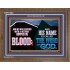 AND HIS NAME IS CALLED THE WORD OF GOD  Righteous Living Christian Wooden Frame  GWF10684  "45X33"