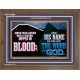 AND HIS NAME IS CALLED THE WORD OF GOD  Righteous Living Christian Wooden Frame  GWF10684  