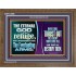 THE ETERNAL GOD IS THY REFUGE AND UNDERNEATH ARE THE EVERLASTING ARMS  Church Wooden Frame  GWF10698  "45X33"