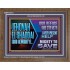 JEHOVAH  EL SHADDAI GOD ALMIGHTY OUR REFUGE AND STRENGTH  Ultimate Power Wooden Frame  GWF10713  "45X33"