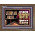 JEHOVAHJIREH THE PROVIDER FOR OUR LIVES  Righteous Living Christian Wooden Frame  GWF10714  "45X33"