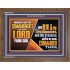 DILIGENTLY KEEP THE COMMANDMENTS OF THE LORD OUR GOD  Ultimate Inspirational Wall Art Wooden Frame  GWF10719  "45X33"