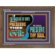 THE ANCIENT OF DAYS SHALL PRESERVE THEE FROM ALL EVIL  Scriptures Wall Art  GWF10729  