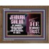 JEHOVAH SHALOM OUR GOODNESS FORTRESS HIGH TOWER DELIVERER AND SHIELD  Encouraging Bible Verse Wooden Frame  GWF10749  "45X33"