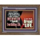 HE THAT BELIEVETH ON ME HATH EVERLASTING LIFE  Contemporary Christian Wall Art  GWF10758  