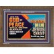 THE GOD OF PEACE SHALL BRUISE SATAN UNDER YOUR FEET SHORTLY  Scripture Art Prints Wooden Frame  GWF10760  
