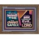 WHOSO HEARKENETH UNTO THE LORD SHALL DWELL SAFELY  Christian Artwork  GWF10767  