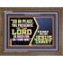 GO IN PEACE THE PRESENCE OF THE LORD BE WITH YOU ON YOUR WAY  Scripture Art Prints Wooden Frame  GWF10769  "45X33"
