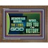 JEHOVAHNISSI THE LORD GOD WHO GIVE YOU THE VICTORY  Bible Verses Wall Art  GWF10774  "45X33"