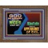 GOD IS ANGRY WITH THE WICKED EVERY DAY  Biblical Paintings Wooden Frame  GWF10790  "45X33"