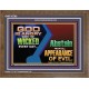 GOD IS ANGRY WITH THE WICKED EVERY DAY  Biblical Paintings Wooden Frame  GWF10790  