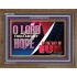 O LORD THAT ART MY HOPE IN THE DAY OF EVIL  Christian Paintings Wooden Frame  GWF10791  "45X33"