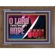 O LORD THAT ART MY HOPE IN THE DAY OF EVIL  Christian Paintings Wooden Frame  GWF10791  